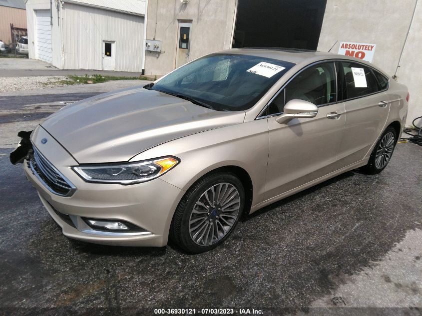 2017 FORD FUSION SE - 3FA6P0HD6HR338842