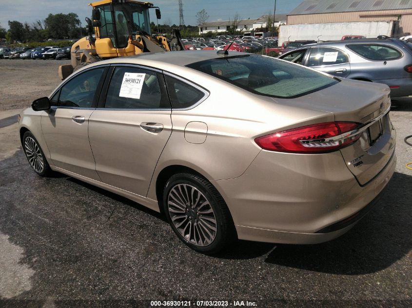 2017 FORD FUSION SE - 3FA6P0HD6HR338842