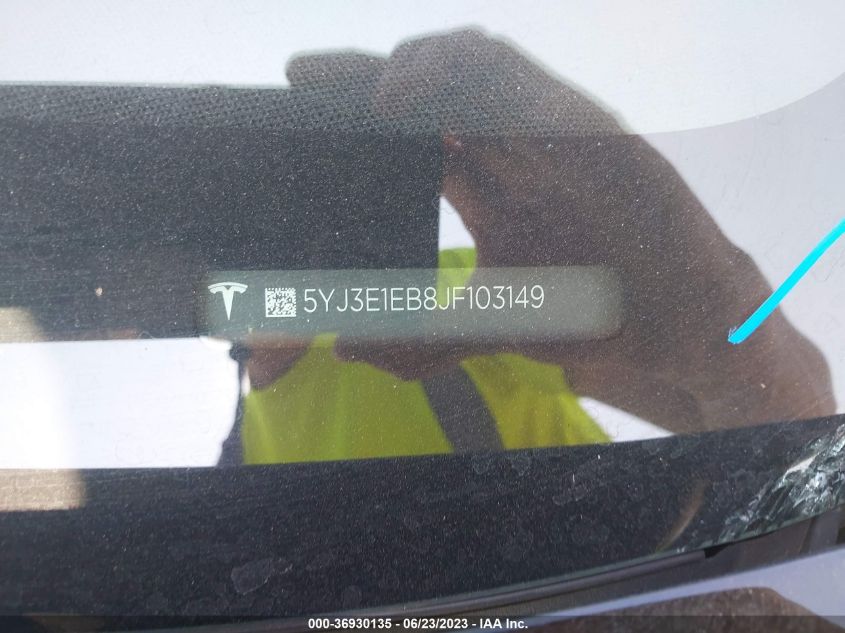 2018 TESLA MODEL 3 LONG RANGE - 5YJ3E1EB8JF103149