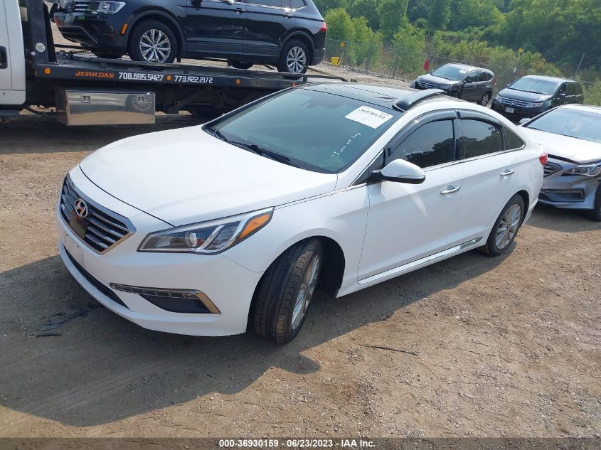 2015 HYUNDAI SONATA 2.4L LIMITED - 5NPE34AFXFH018508