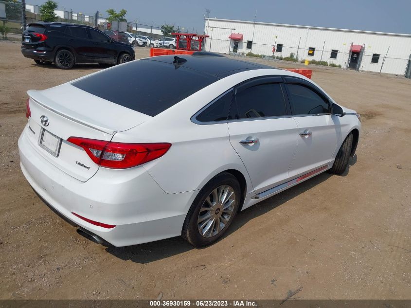 2015 HYUNDAI SONATA 2.4L LIMITED - 5NPE34AFXFH018508