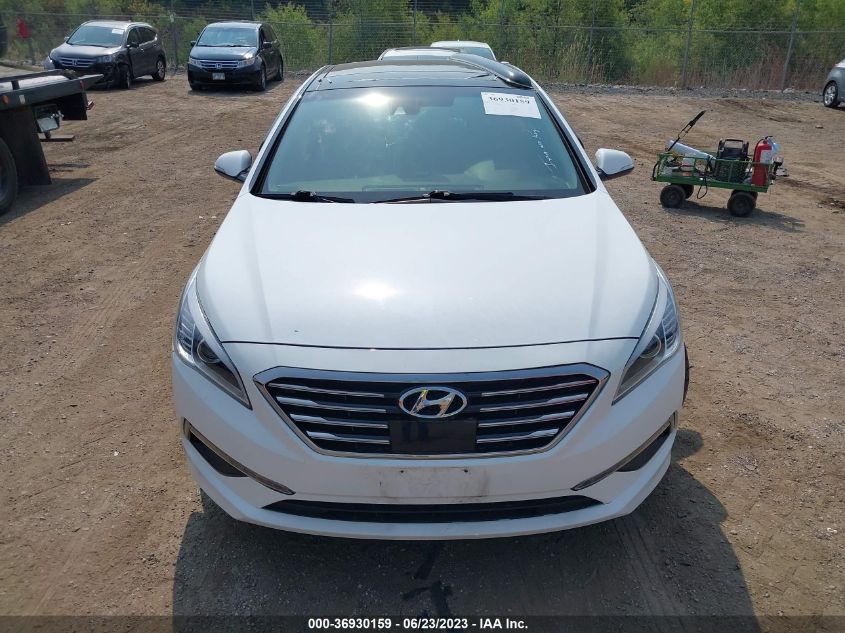 2015 HYUNDAI SONATA 2.4L LIMITED - 5NPE34AFXFH018508