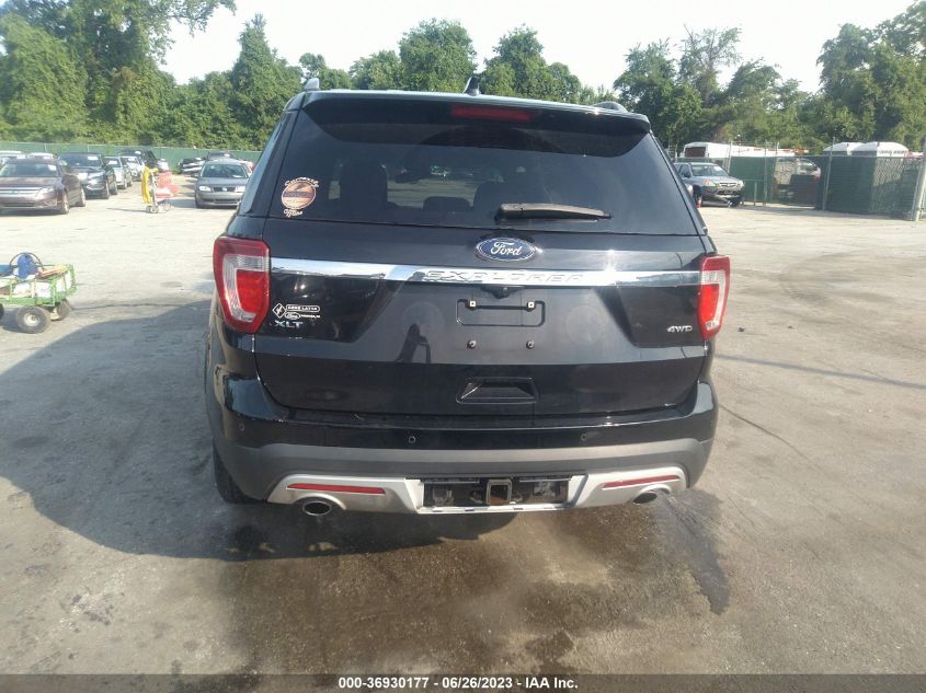 2016 FORD EXPLORER XLT - 1FM5K8D82GGC53641