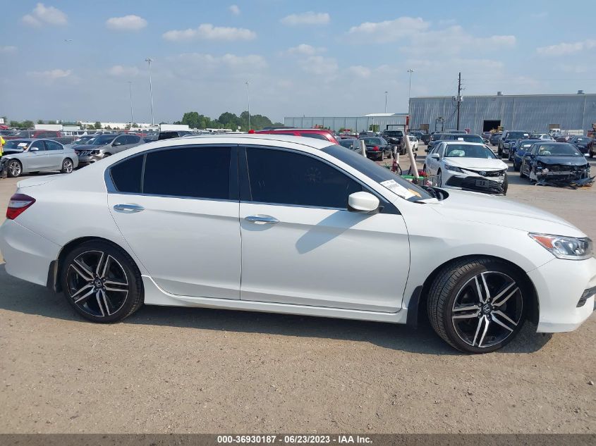 2016 HONDA ACCORD SEDAN SPORT - 1HGCR2F50GA132389
