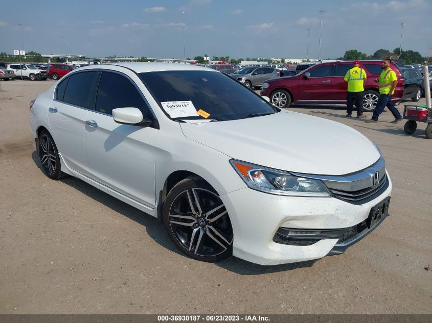 2016 HONDA ACCORD SEDAN SPORT - 1HGCR2F50GA132389