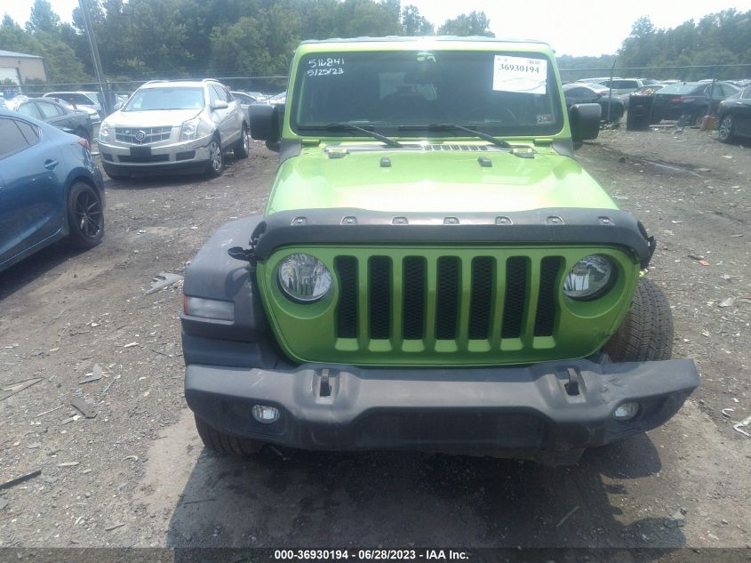2018 JEEP WRANGLER UNLIMITED SPORT S - 1C4HJXDGXJW284414