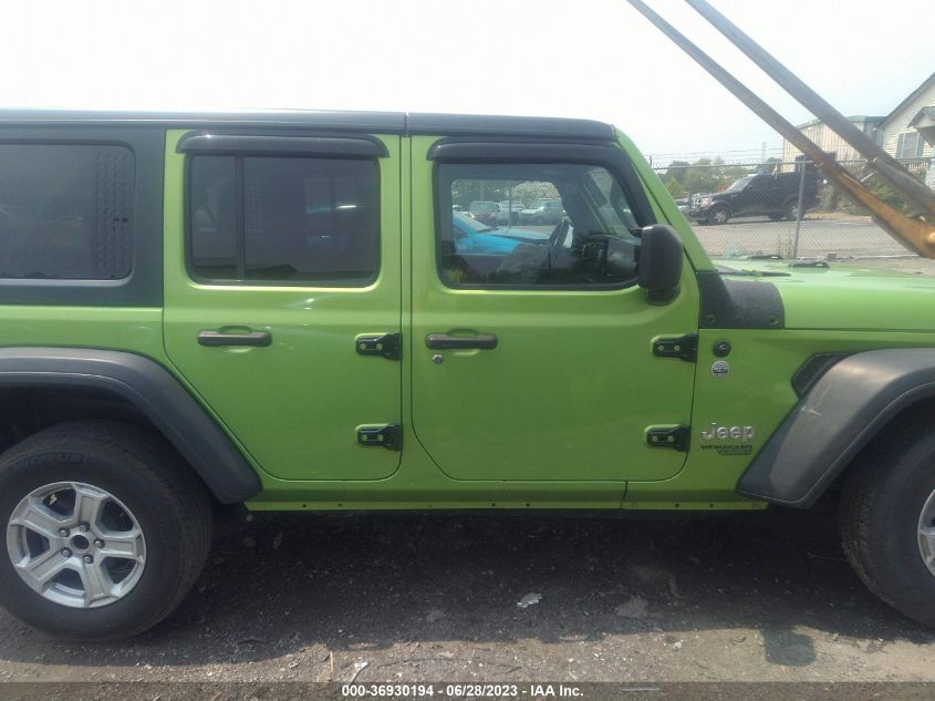2018 JEEP WRANGLER UNLIMITED SPORT S - 1C4HJXDGXJW284414