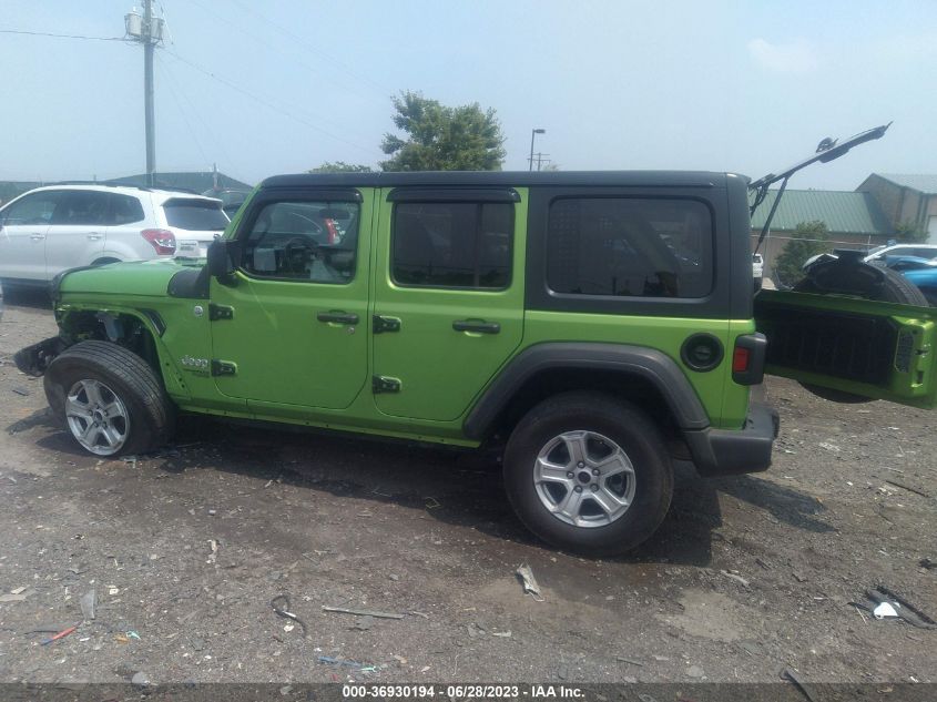 2018 JEEP WRANGLER UNLIMITED SPORT S - 1C4HJXDGXJW284414
