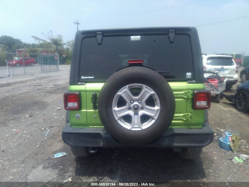 2018 JEEP WRANGLER UNLIMITED SPORT S - 1C4HJXDGXJW284414