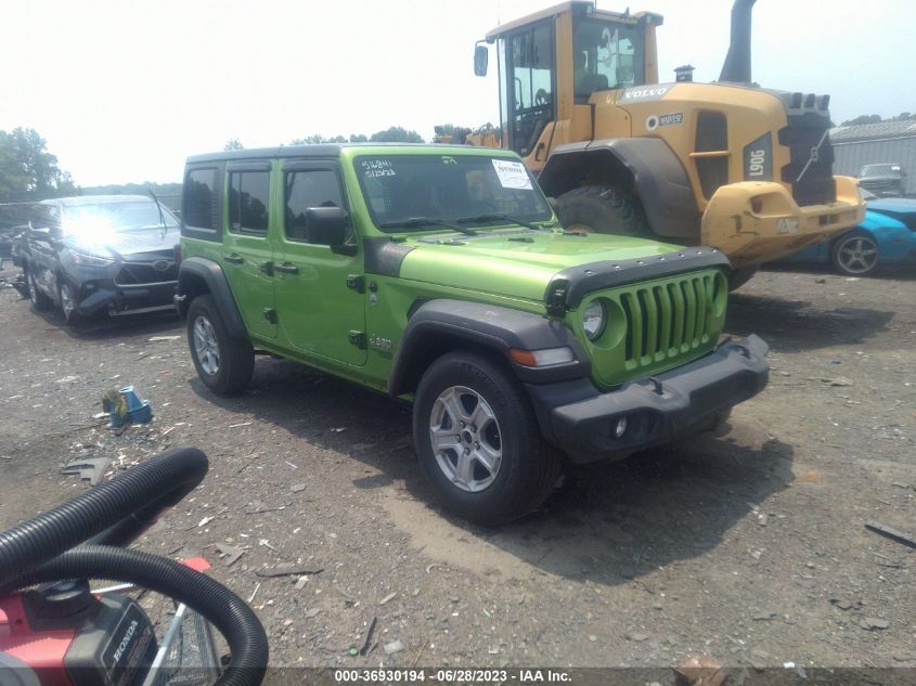 2018 JEEP WRANGLER UNLIMITED SPORT S - 1C4HJXDGXJW284414