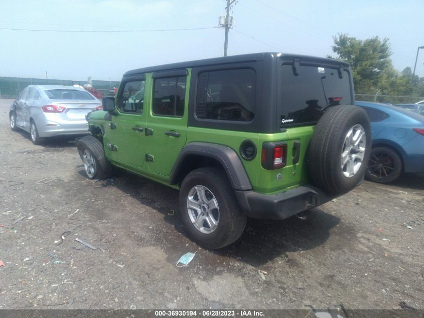 2018 JEEP WRANGLER UNLIMITED SPORT S - 1C4HJXDGXJW284414