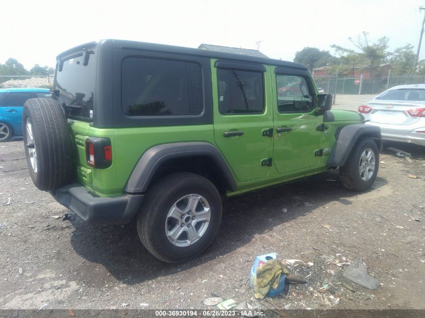 2018 JEEP WRANGLER UNLIMITED SPORT S - 1C4HJXDGXJW284414