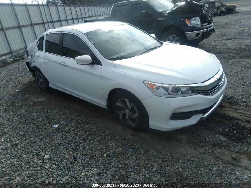 2016 HONDA ACCORD SEDAN LX - 1HGCR2F37GA029145