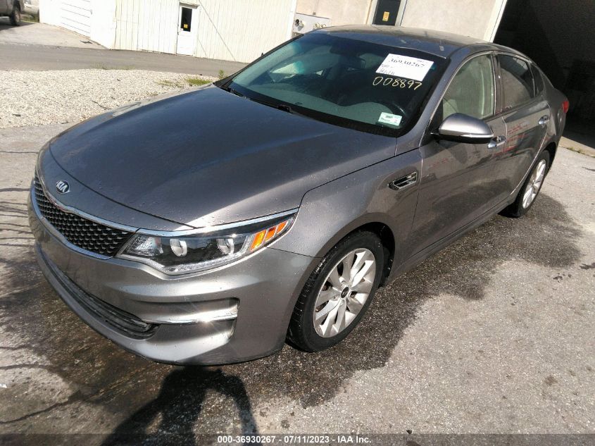 2016 KIA OPTIMA EX - 5XXGU4L30GG008897