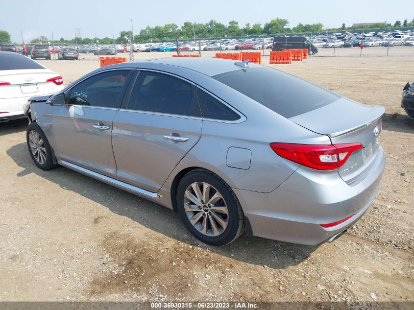 2017 HYUNDAI SONATA SPORT - 5NPE34AF4HH591505