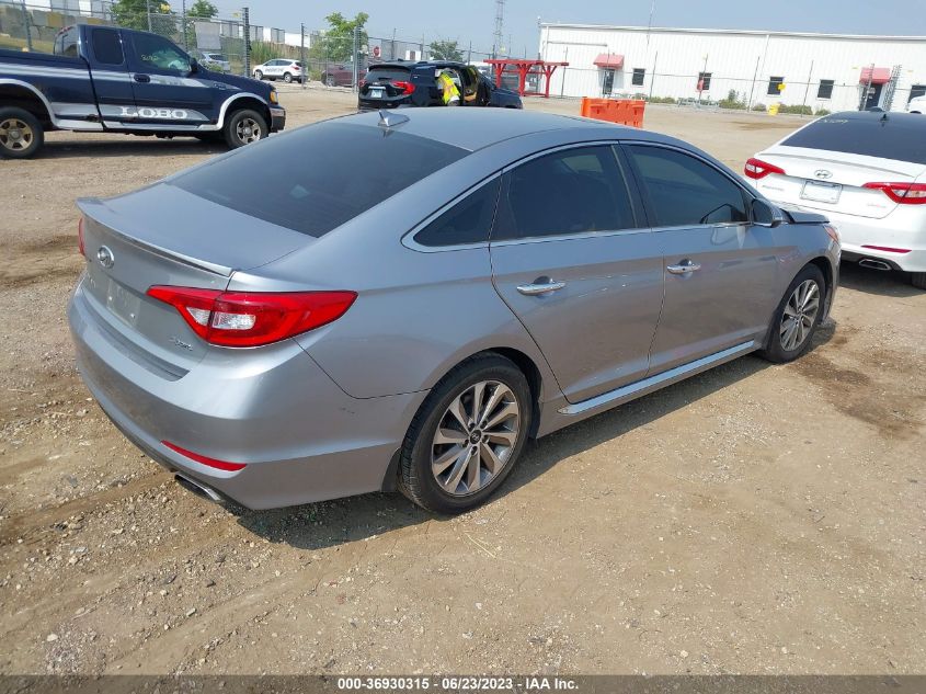 2017 HYUNDAI SONATA SPORT - 5NPE34AF4HH591505