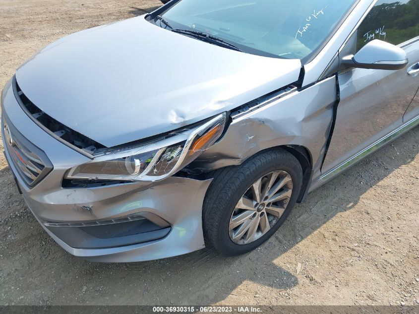 2017 HYUNDAI SONATA SPORT - 5NPE34AF4HH591505
