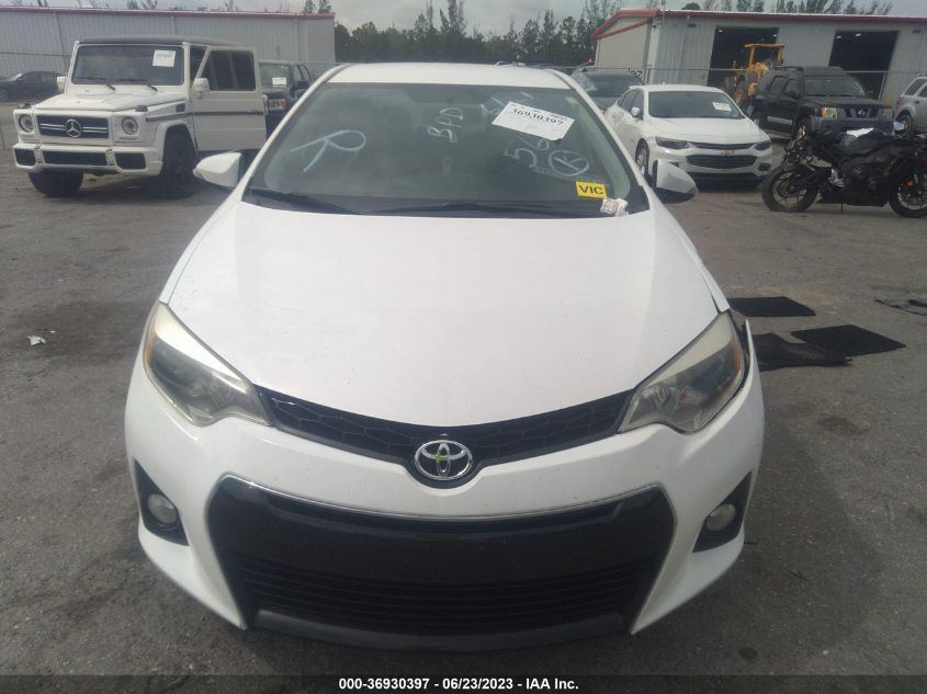 2014 TOYOTA COROLLA L/LE/LE PLS/PRM/S/S PLS - 2T1BURHE2EC165644