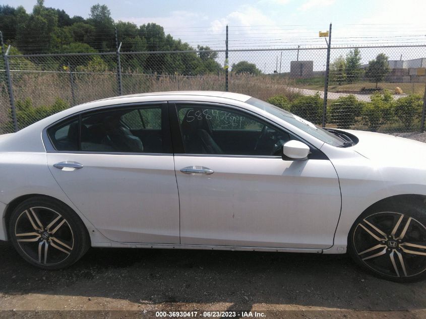 2016 HONDA ACCORD SEDAN SPORT - 1HGCR2F62GA225343