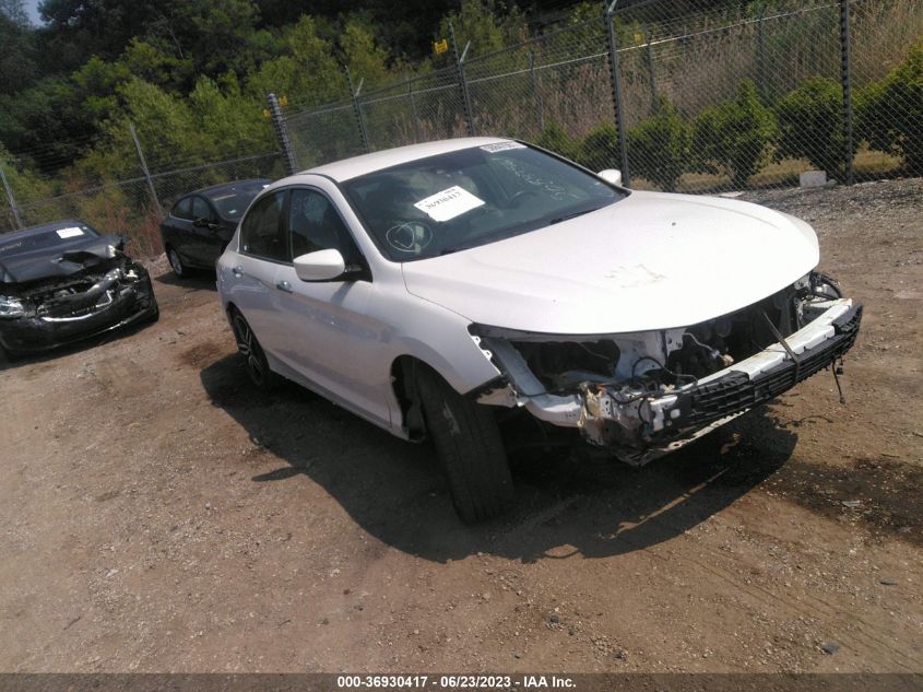 2016 HONDA ACCORD SEDAN SPORT - 1HGCR2F62GA225343