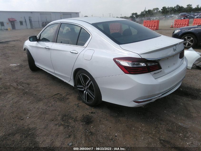 2016 HONDA ACCORD SEDAN SPORT - 1HGCR2F62GA225343