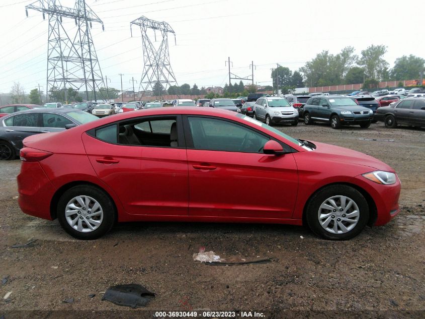 2017 HYUNDAI ELANTRA SE - 5NPD74LF3HH206268