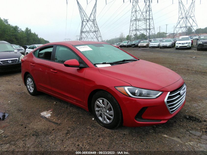 2017 HYUNDAI ELANTRA SE - 5NPD74LF3HH206268