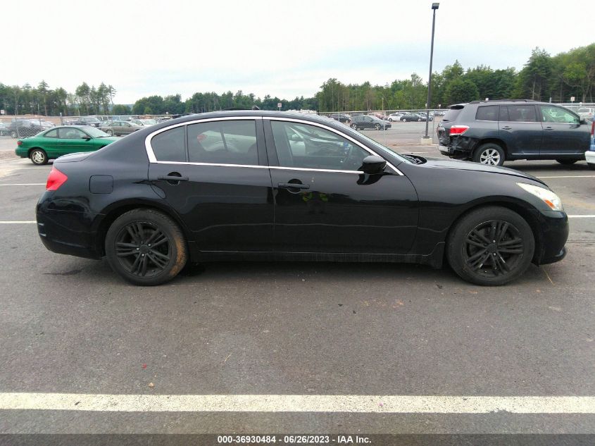 2013 INFINITI G37 SEDAN X JN1CV6ARXDM758329