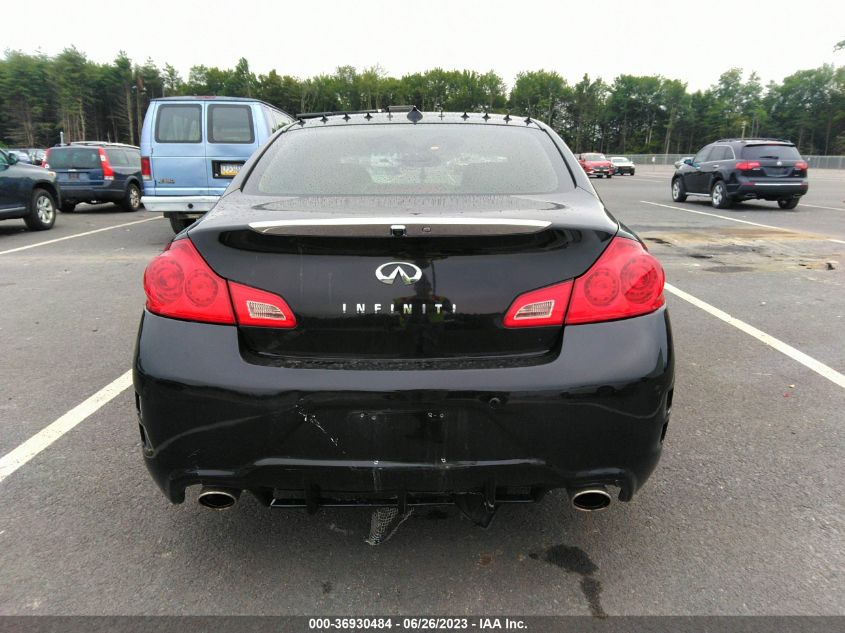 2013 INFINITI G37 SEDAN X JN1CV6ARXDM758329