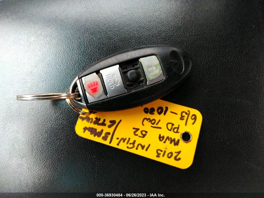 2013 INFINITI G37 SEDAN X JN1CV6ARXDM758329