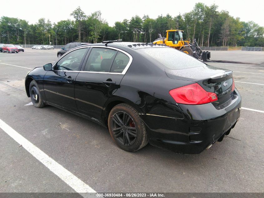 2013 INFINITI G37 SEDAN X JN1CV6ARXDM758329