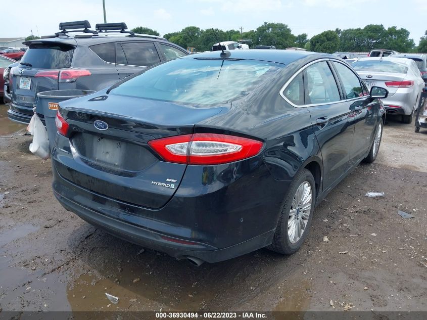 2013 FORD FUSION SE HYBRID - 3FA6P0LU8DR208417