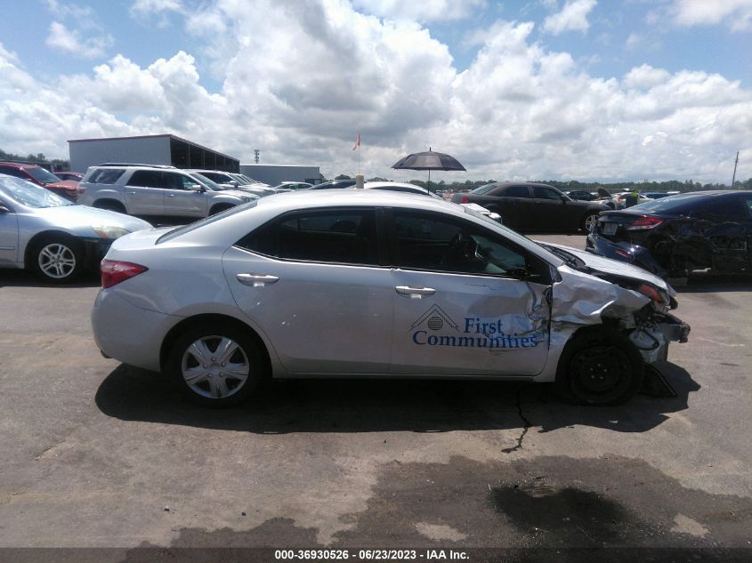 2018 TOYOTA COROLLA L/LE/XLE/SE/XSE - 2T1BURHE2JC101131