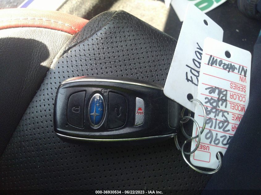 2016 SUBARU WRX STI LIMITED - JF1VA2Z65G9814193