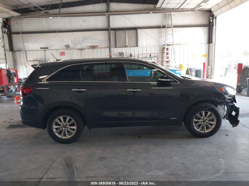 2019 KIA SORENTO LX V6 - 5XYPGDA51KG471017