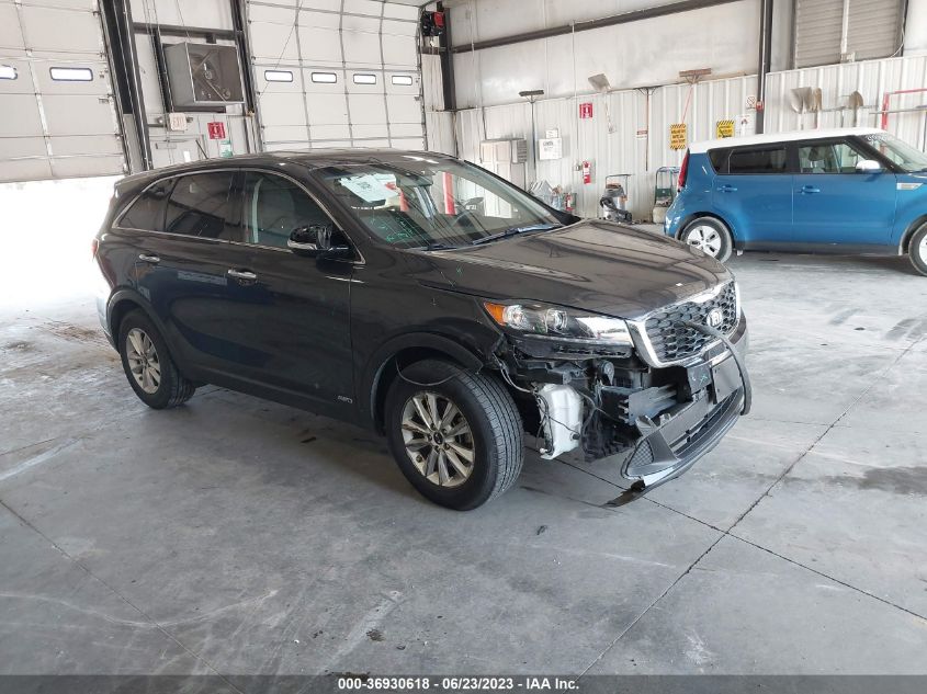 2019 KIA SORENTO LX V6 - 5XYPGDA51KG471017