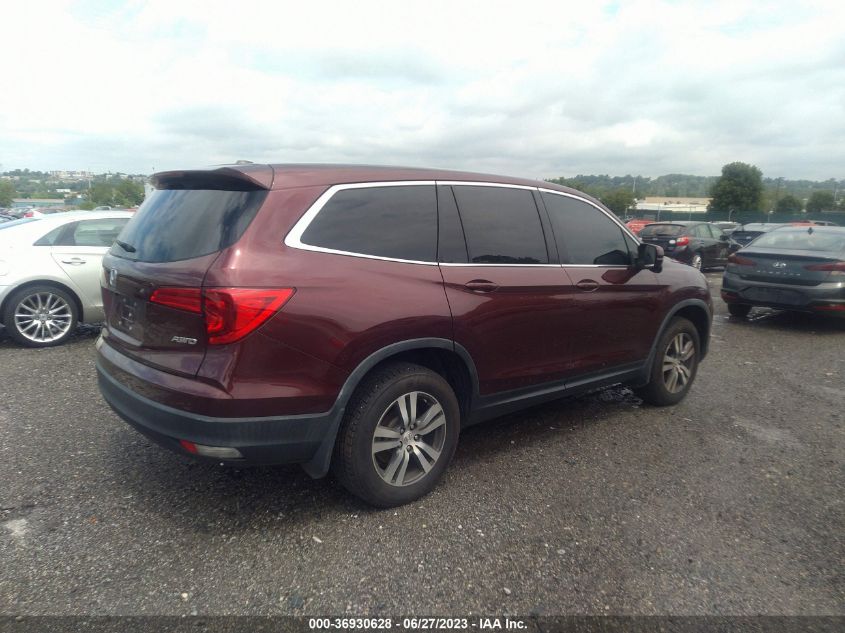 2018 HONDA PILOT EX-L - 5FNYF6H53JB024557