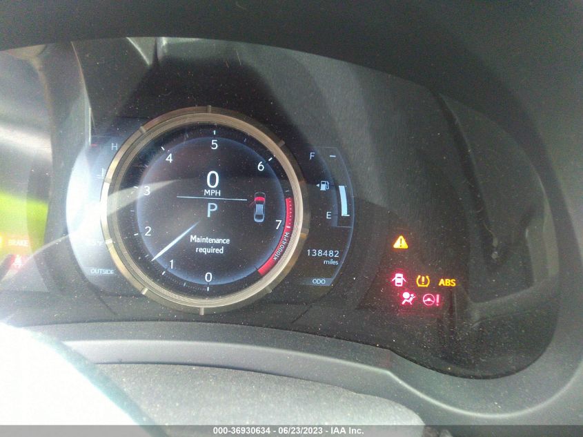 2015 LEXUS IS 250 - JTHCF1D28F5025882