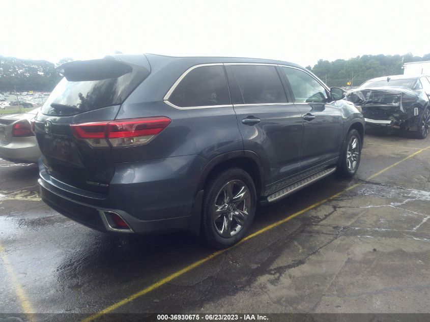 2019 TOYOTA HIGHLANDER LIMITED - 5TDDZRFH8KS953337