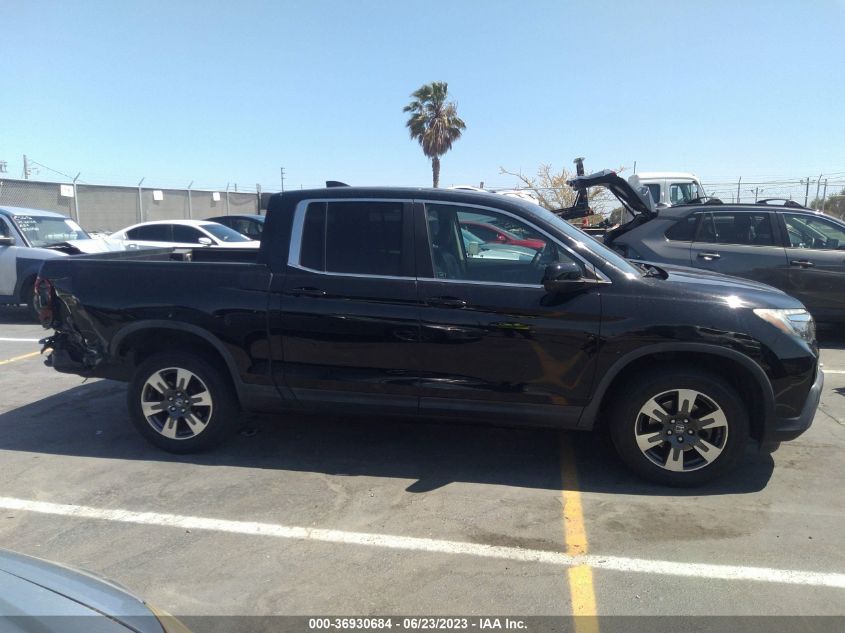 2017 HONDA RIDGELINE RTL - 5FPYK3F58HB030370