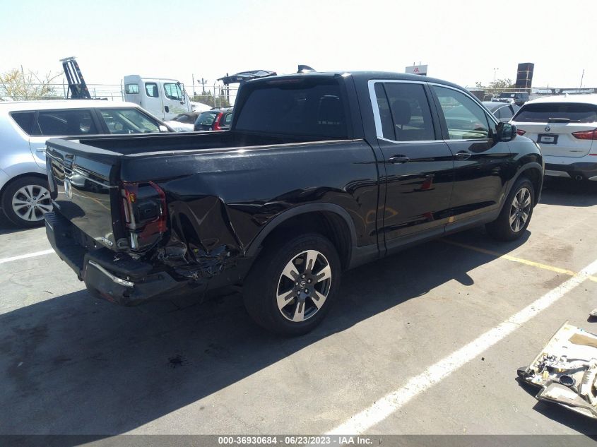 2017 HONDA RIDGELINE RTL - 5FPYK3F58HB030370