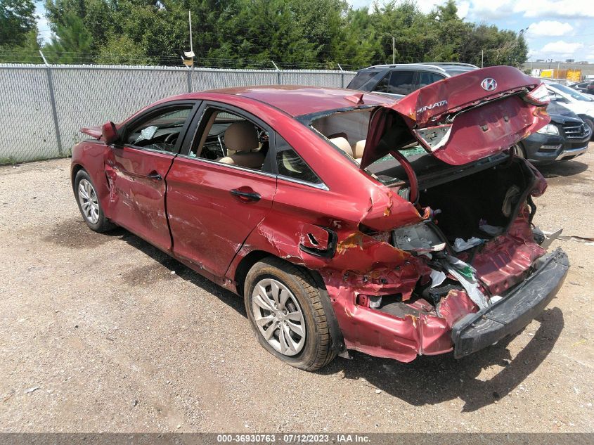 2013 HYUNDAI SONATA GLS PZEV - 5NPEB4ACXDH506783