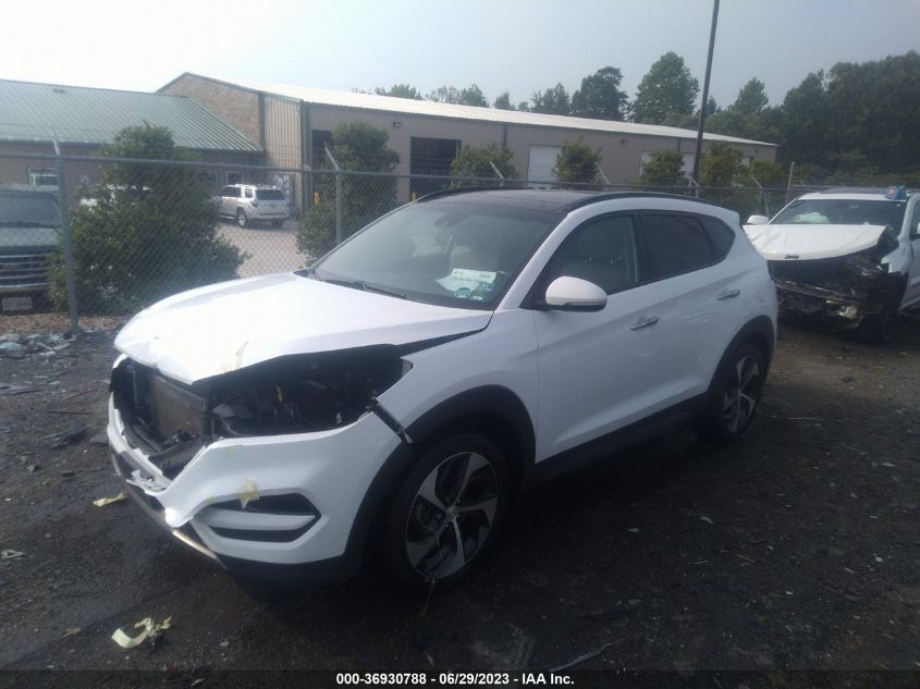 2016 HYUNDAI TUCSON LIMITED - KM8J3CA27GU130871