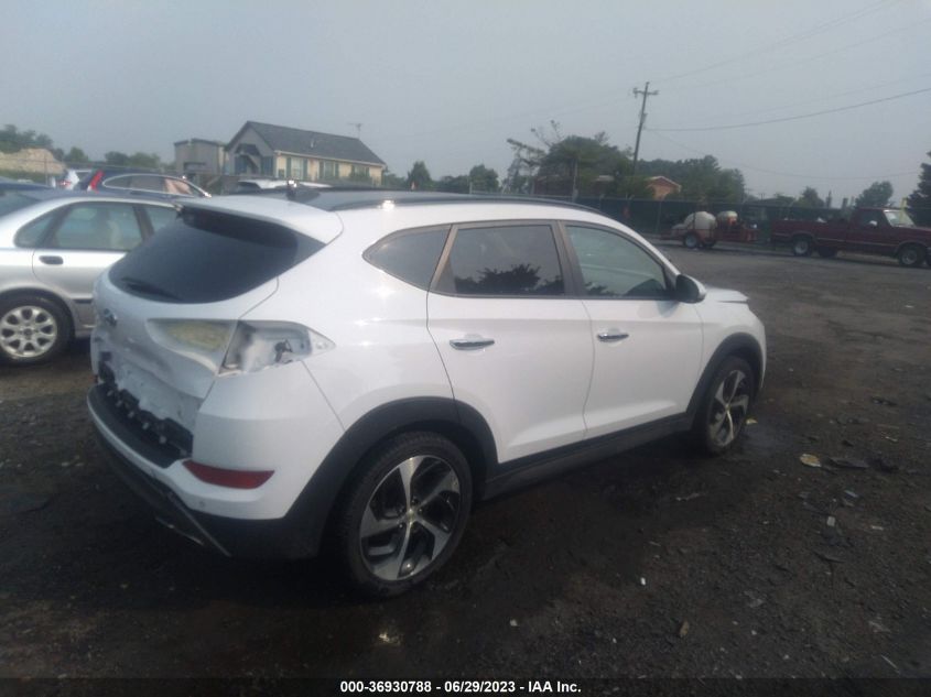 2016 HYUNDAI TUCSON LIMITED - KM8J3CA27GU130871