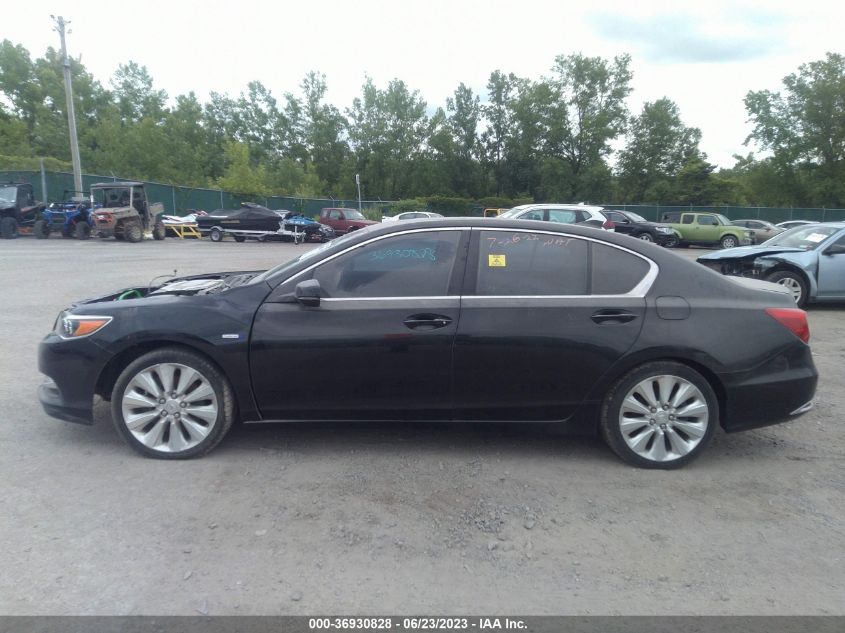 2014 ACURA RLX HYBRID TECH PKG - JH4KC2F51EC000141