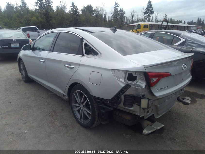 2015 HYUNDAI SONATA 2.0T SPORT - 5NPE34ABXFH075739