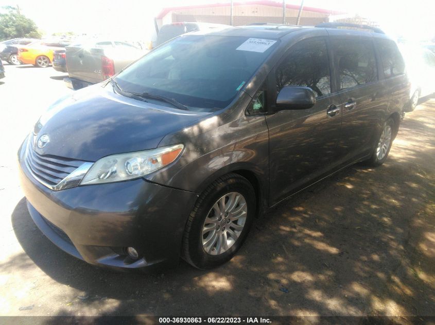 2015 TOYOTA SIENNA XLE/XLE AAS/LTD - 5TDYK3DC2FS569165