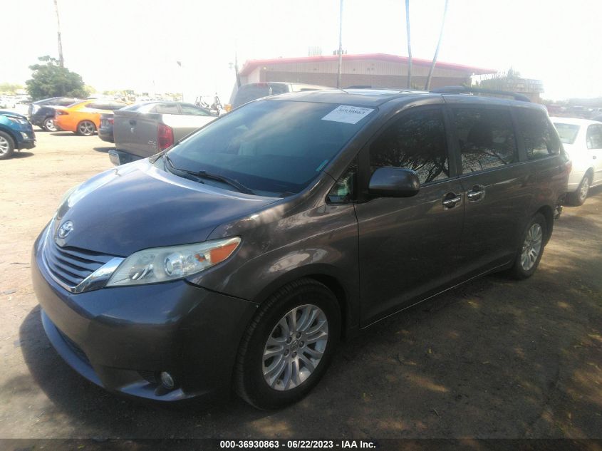 2015 TOYOTA SIENNA XLE/XLE AAS/LTD - 5TDYK3DC2FS569165