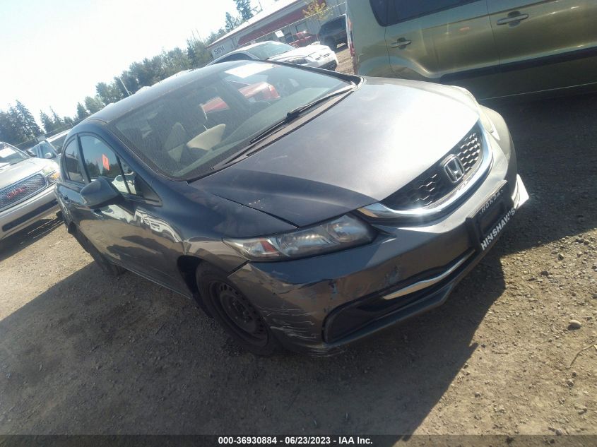 2013 HONDA CIVIC SDN LX - 19XFB2F50DE237829