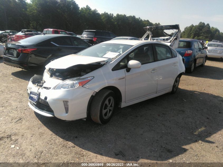 2015 TOYOTA PRIUS FOUR - JTDKN3DUXF1901968